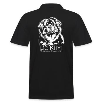 Do Khyi Mastiff Tibétain Portrait Chiens Wilsigns - Polo Homme - noir - Dos - Kai (181cm)