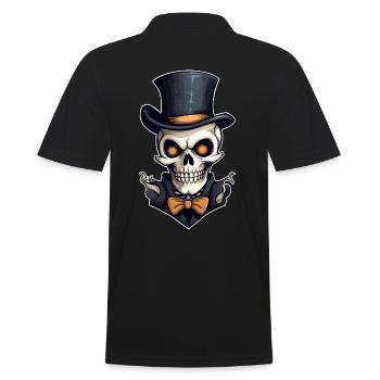 Design d’Halloween effrayant pour la prochaine fête - Polo Homme - noir - Dos - Kai (181cm)