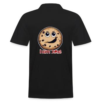 Je déteste Noël Gâteau aux biscuits en colère Noël - Polo Homme - noir - Dos - Kai (181cm)
