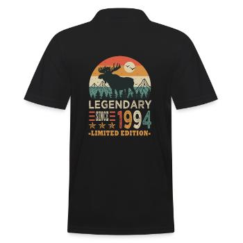 1994 legendary anniversaire Né en 1994 - Polo Homme - noir - Dos - Kai (181cm)
