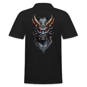 Démons Oni des légendes d’Halloween au Japon - Polo Homme - noir - Dos - Kai (181cm)