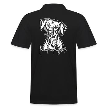 RHODESIAN RIDGEBACK Portrait de chien Wilsigns - Polo Homme - noir - Dos - Kai (181cm)