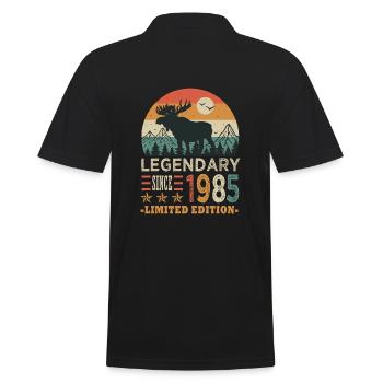 1985 legendary anniversaire Né en 1985 - Polo Homme - noir - Dos - Kai (181cm)