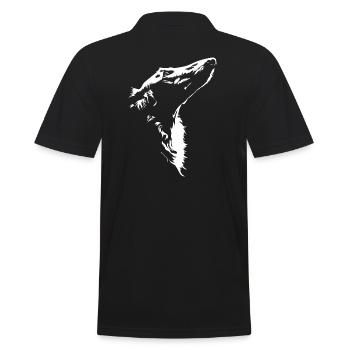 Barsoi Silhouette Windhunde Windhund Hund Wilsigns - Männer Poloshirt - Schwarz - Hinten - Kai (181cm)