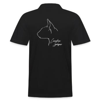 Profil Sphynx Canadien Chats Chat Wilsigns - Polo Homme - noir - Dos - Kai (181cm)