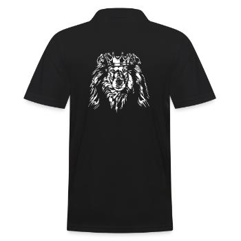 Cheveux longs COLLIE Couronne Chien Chien Wilsigns - Polo Homme - noir - Dos - Kai (181cm)