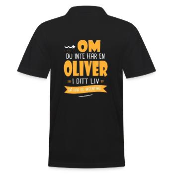Oliver Gåva humor förnamn oliver - Polo Homme - noir - Dos - Kai (181cm)