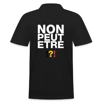 Non peut-être !?! - Polo Homme - noir - Dos - Kai (181cm)