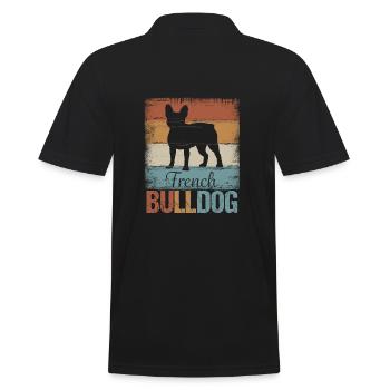 Bouledogue française Idée de cadeau - Polo Homme - noir - Dos - Kai (181cm)