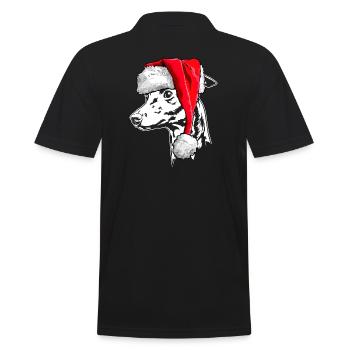 Père Noël CARILLON ÉOLIEN ITALIEN Signes de Noël - Polo Homme - noir - Dos - Kai (181cm)