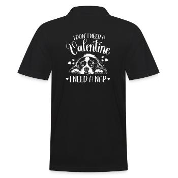 Cavalier King Charles Spaniel Valentine Wilsigns - Polo Homme - noir - Dos - Kai (181cm)