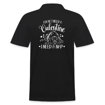 Petit Münsterland Saint-Valentin chiens Wilsigns - Polo Homme - noir - Dos - Kai (181cm)