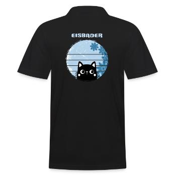 Baigneurs de glace rustique Chat de bain d’hiver dans un bain de glace - Polo Homme - noir - Dos - Kai (181cm)