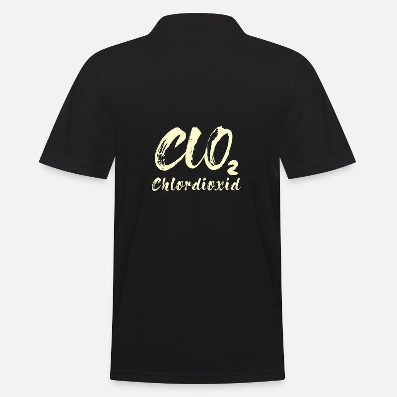 DIOXYDE DE CHLORE - Polo Homme - noir