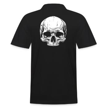 Crâne - Polo Homme - noir - Dos - Kai (181cm)