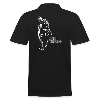 Bouvier Bernois Silhouette Chien Chien Wilsigns - Polo Homme - noir - Dos - Kai (181cm)