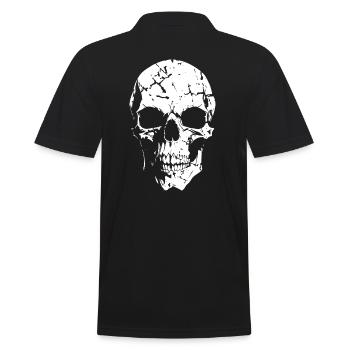 Totenkopf Crâne Schädel - Polo Homme - noir - Dos - Kai (181cm)