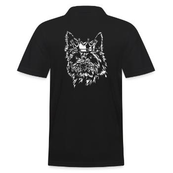CAIRN TERRIER Couronne Chien Chien Wilsigns - Polo Homme - noir - Dos - Kai (181cm)
