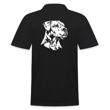 DOGO ARGENTINO Chien Portrait Chien Wilsigns - Polo Homme - noir - Dos - Kai (181cm)