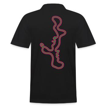 KISS ART LINEART - Polo Homme - noir - Dos - Kai (181cm)