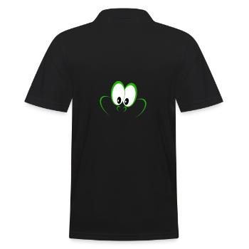 Frog (color) - Men's Polo Shirt - black - Back - Kai (181cm)