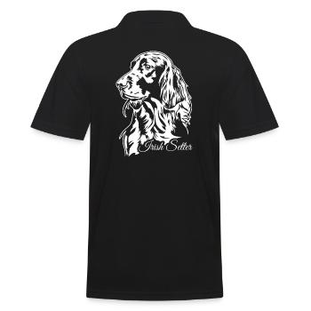 Setter irlandais Chien de chasse Chiens de chasse Chiens Wilsigns - Polo Homme - noir - Dos - Kai (181cm)