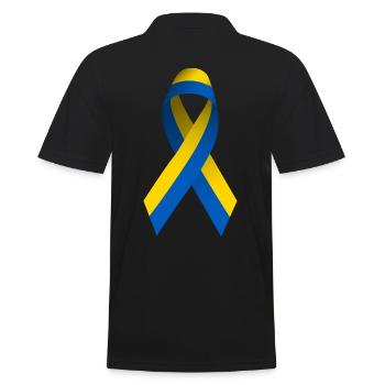 Paix pour l’Ukraine - Polo Homme - noir - Dos - Kai (181cm)