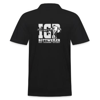 IGP ROTTWEILER Wilsigns Dog Sport Gift IPO - Men's Polo Shirt - black - Back - Kai (181cm)