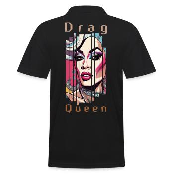 Drag Queen - Polo Homme - noir - Dos - Kai (181cm)
