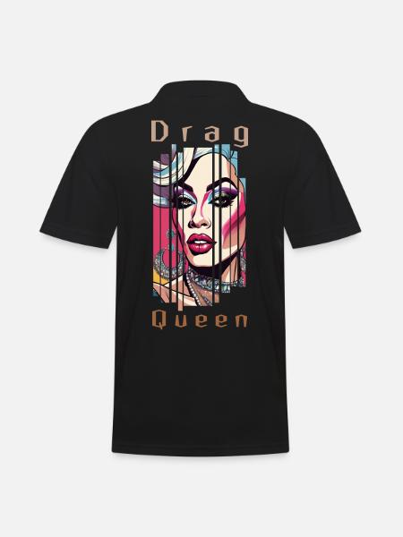 Drag Queen - Polo Homme - noir