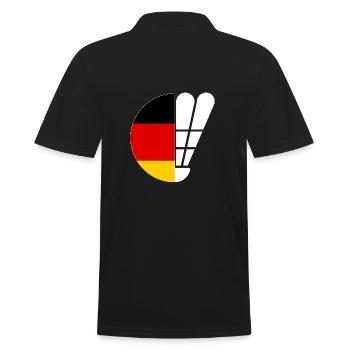 Badminton Drapeau allemand Badminton - Polo Homme - noir - Dos - Kai (181cm)