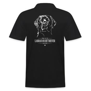 Labrador Retriever Maman Chien Chien Labbi Wilsigns - Polo Homme - noir - Dos - Kai (181cm)