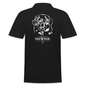 Newfie papa chien chien terre-neuve wilsigns - Polo Homme - noir - Dos - Kai (181cm)