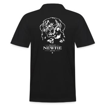 Newfie Maman Chien Chien Terre-Neuve Wilsigns - Polo Homme - noir - Dos - Kai (181cm)