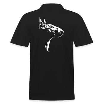 Bull Terrier Silhouette Chien Chien Wilsigns - Polo Homme - noir - Dos - Kai (181cm)