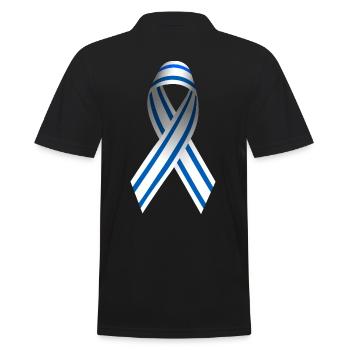 Paix pour Israël - Loop - Polo Homme - noir - Dos - Kai (181cm)