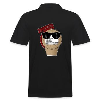 Pyro Sonnenbrille - Männer Poloshirt - Schwarz - Hinten - Kai (181cm)
