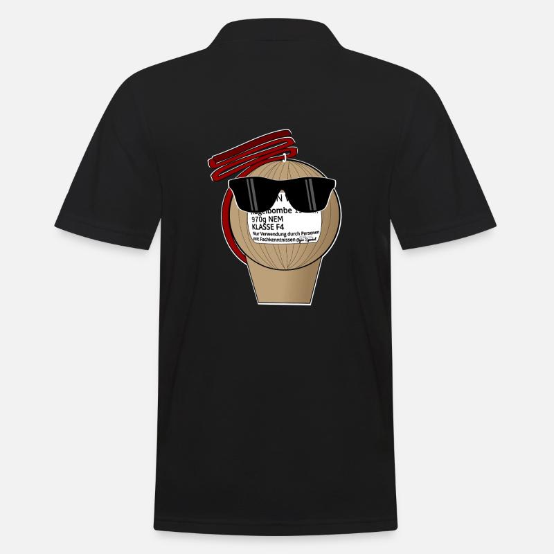 Pyro Sonnenbrille - Männer Poloshirt - Schwarz