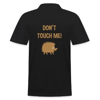 Don’t touch me (Hérisson) - Polo Homme - noir - Dos - Kai (181cm)