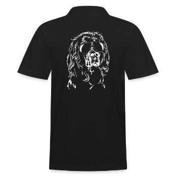 GORDON SETTER cool Sonnenbrille Hunde Wilsigns - Männer Poloshirt - Schwarz - Hinten - Kai (181cm)