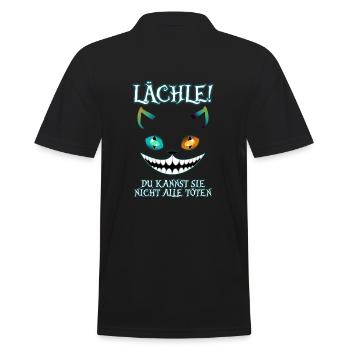 Souriez, vous ne pouvez pas tous les tuer - Polo Homme - noir - Dos - Kai (181cm)