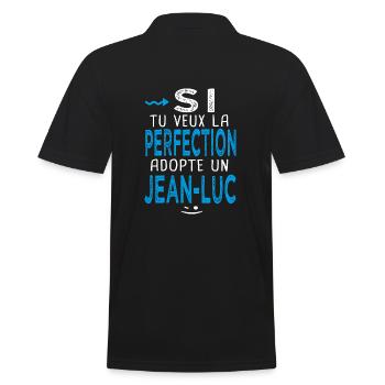 Jean luc Si tu veux la perfection adopte Jean luc - Polo Homme - noir - Dos - Kai (181cm)