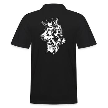 Golden Retriever Crown Dog Dogs Wilsigns - Polo Homme - noir - Dos - Kai (181cm)