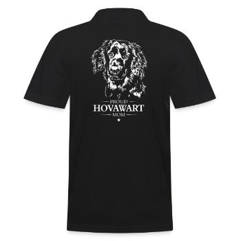 Hovawart Mom Dog Dog Wilsigns - Men's Polo Shirt - black - Back - Kai (181cm)