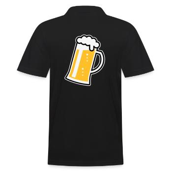 XLustiges Design Für Fröhliche Anlässe (R / 3) - Männer Poloshirt - Schwarz - Hinten - Kai (181cm)