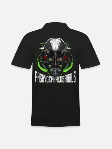 Robot Dino - Men's Polo Shirt - black