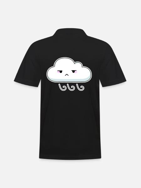 cloud - Men's Polo Shirt - black
