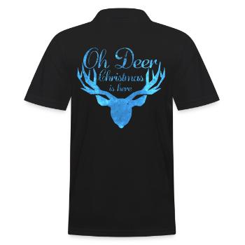 Renne de noël - Polo Homme - noir - Dos - Kai (181cm)
