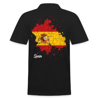 Espagne - Polo Homme - noir - Dos - Kai (181cm)