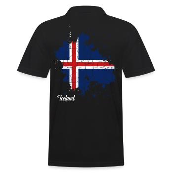 Islande - Polo Homme - noir - Dos - Kai (181cm)